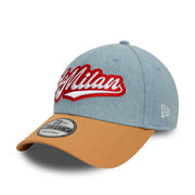 New Era 9Forty Denim AC Milan Dark Beige