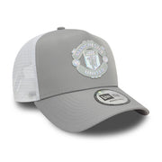 New Era 9Forty E-Frame Trucker EPL Iridescent Manchester United FC Grey