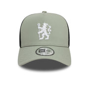 New Era 9Forty E-Frame Trucker EPL Seasonal Pop Manchester United FC Green White