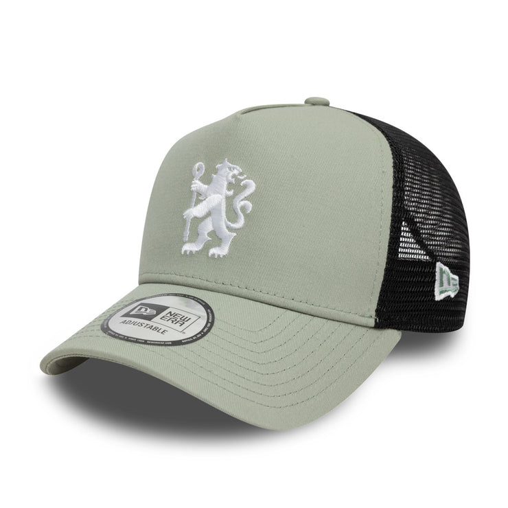 New Era 9Forty E-Frame Trucker EPL Seasonal Pop Manchester United FC Green White