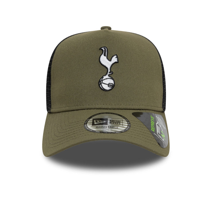 New Era 9Forty E-Frame Trucker EPL Tottenham Hotspur FC Olive