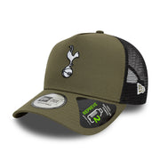 New Era 9Forty E-Frame Trucker EPL Tottenham Hotspur FC Olive