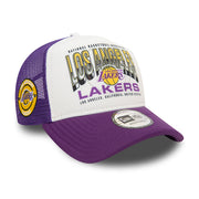 New Era 9Forty E-Frame Trucker NBA Los Angeles Lakers Purple