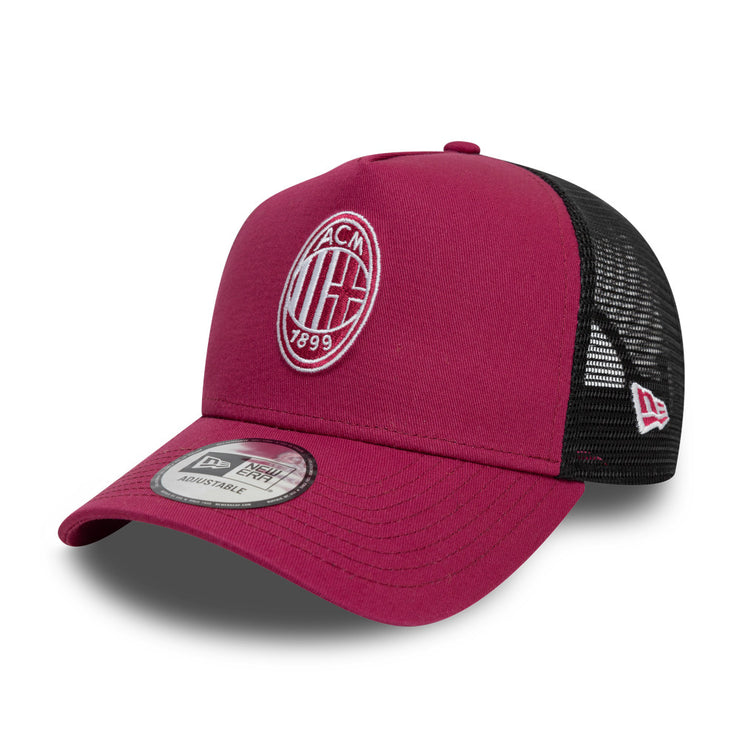 New Era 9Forty E-Frame Trucker Seasonal AC Milan Maroon