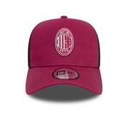 New Era 9Forty E-Frame Trucker Seasonal AC Milan Maroon