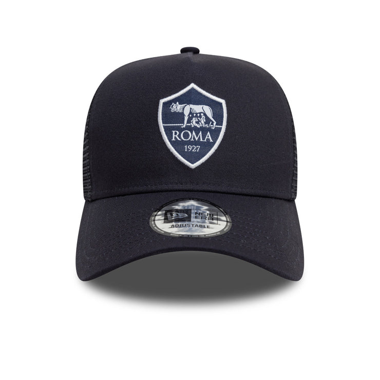 New Era 9Forty E-Frame Trucker Seasonal AS Roma Navy