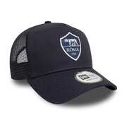 New Era 9Forty E-Frame Trucker Seasonal AS Roma Navy