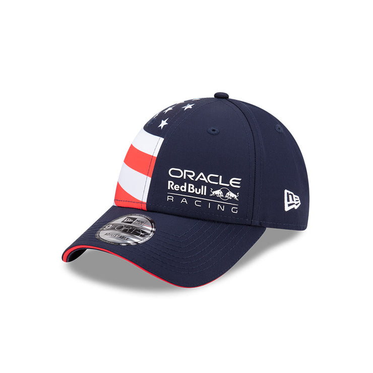 New Era 9Forty F1 Oracle Red Bull Racing Team Miami Grand Prix USA Flag