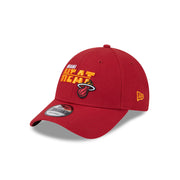 New Era 9Forty Snapback NBA Strike Through Miami Heat