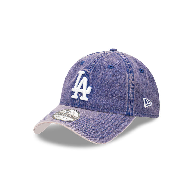 New Era 9Twenty Clothstrap MLB Snow Washed Los Angeles Dodgers