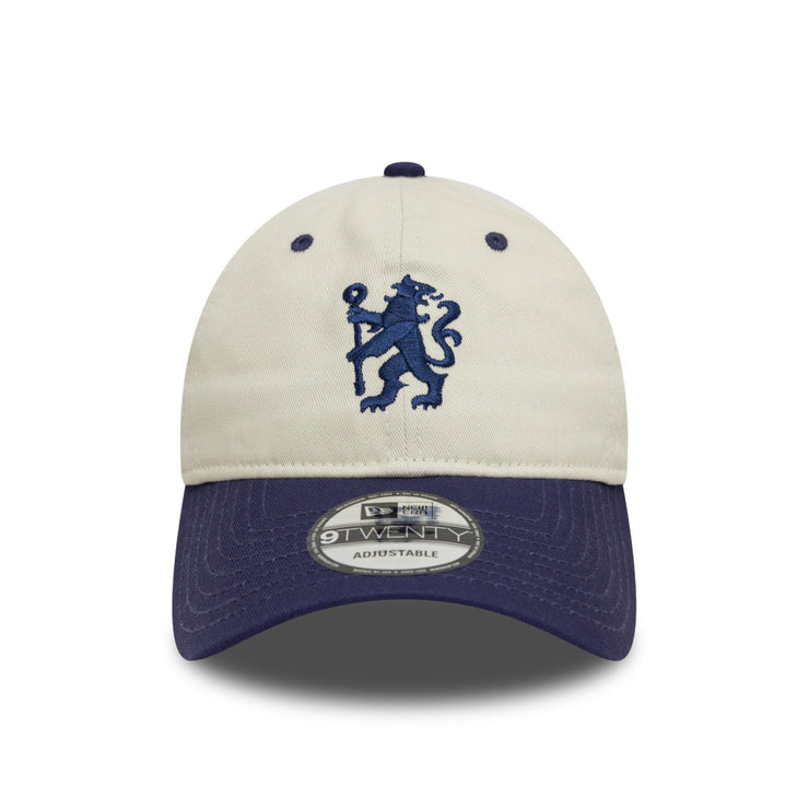 New Era 9Twenty EPL Contrast Visor Chelsea FC Ivory Navy