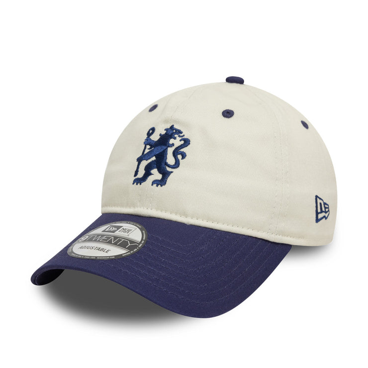 New Era 9Twenty EPL Contrast Visor Chelsea FC Ivory Navy