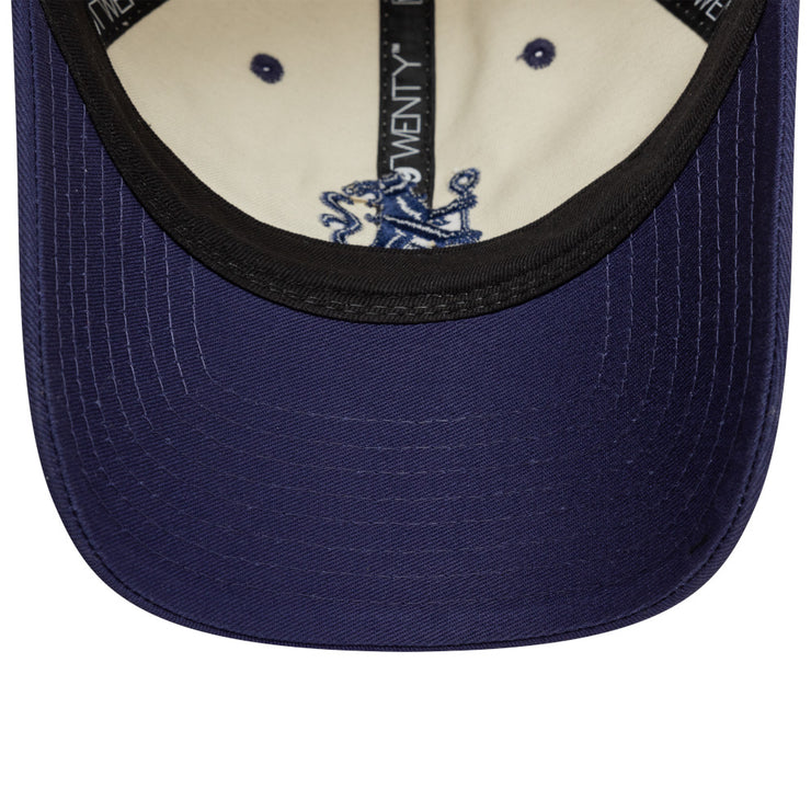 New Era 9Twenty EPL Contrast Visor Chelsea FC Ivory Navy