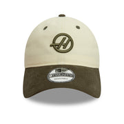 New Era 9Twenty F1 HAAS Team Seasonal White Olive