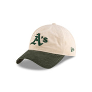 New Era 9Twenty MLB Block Cord Oakland Athletics Ivory Dark Green