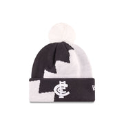 New Era Beanie AFL 2025 Supporter Zig Zag Team Carlton Blues