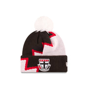 New Era Beanie AFL 2025 Supporter Zig Zag Team St. Kilda Saints