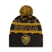 New Era Beanie AS Roma Black Gold