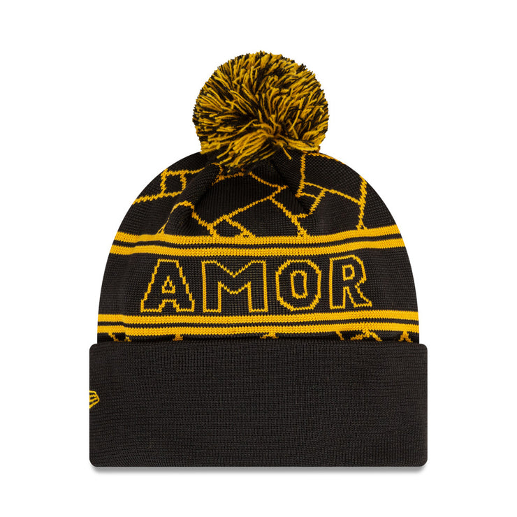 New Era Beanie AS Roma Black Gold