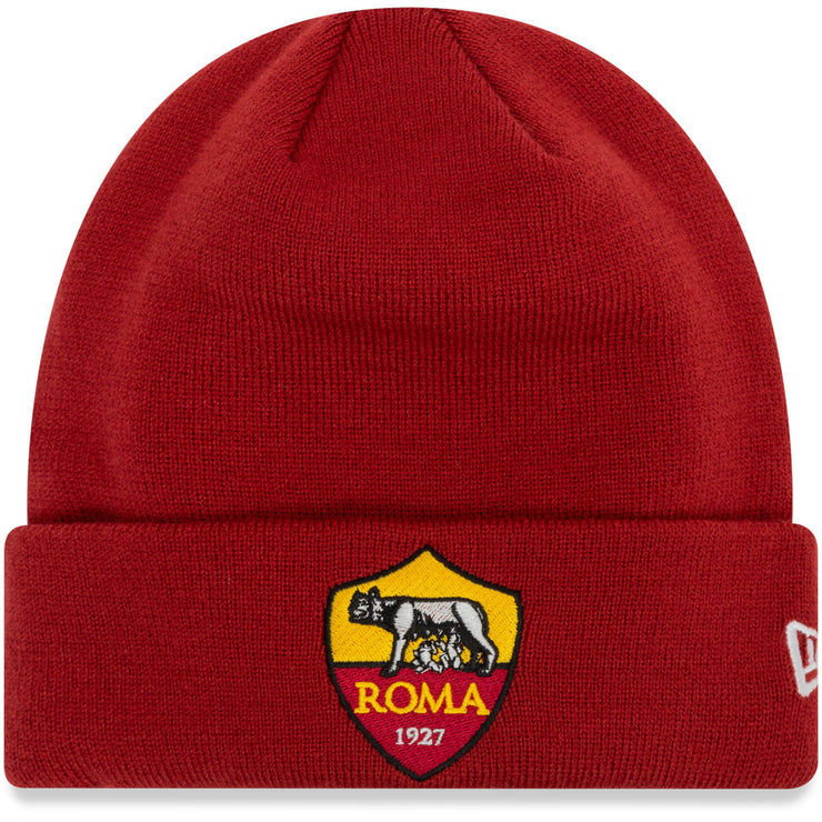 New Era Beanie AS Roma Core Cuff Dark Red