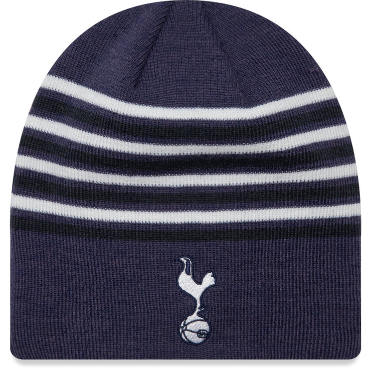 New Era Beanie EPL Tottenham Hotspur Stripe Skull Navy