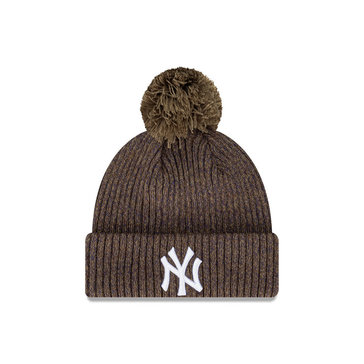 New Era Beanie MLB Seasonal Speckle New York Yankees Olive