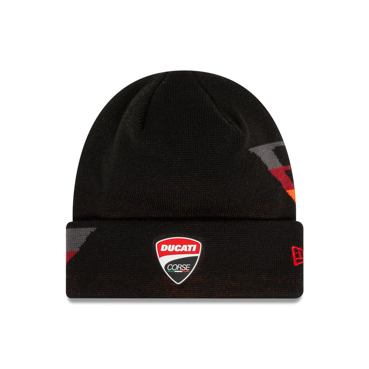 New Era Beanie MotoGP Ducati Logo Gradient Side Black