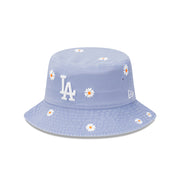 New Era Bucket MLB Daisy Los Angeles Dodgers Pastel Blue