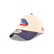 New Era Casual Classic AFL 2025 Supporter 2-Tone Chrome Adelaide Crows