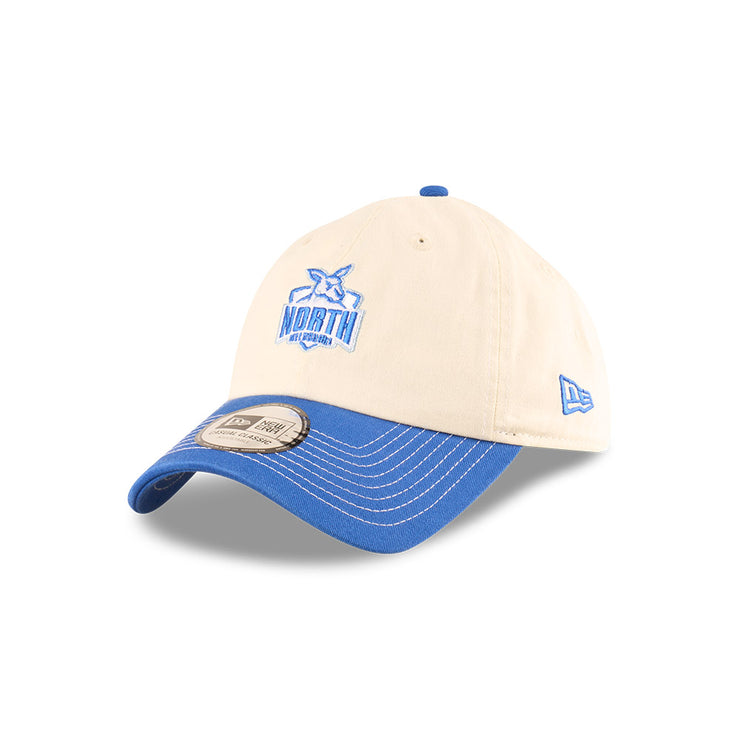 New Era Casual Classic AFL 2025 Supporter 2-Tone Chrome North Melbourne Kangaroos