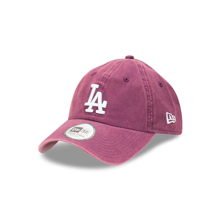 New Era Casual Classic MLB Snow Wash Los Angeles Dodgers Damson