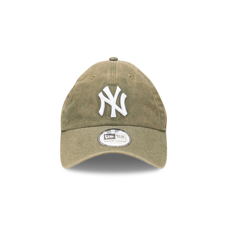 New Era Casual Classic MLB Snow Wash New York Yankees Olive