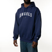 New Era MLB Freeway Series Oversize Hoodie Los Angeles Angels Dark Royal