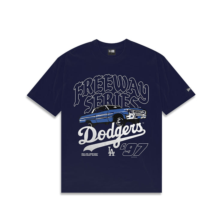 New Era MLB Freeway Series Tee Los Angeles Dodgers Dark Royal