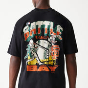 New Era MLB Rivals Battle Of The Bay T-Shirt Oakland Athletics v San Francisco Giants Black