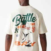 New Era MLB Rivals Battle Of The Bay T-Shirt Oakland Athletics v San Francisco Giants Winecork