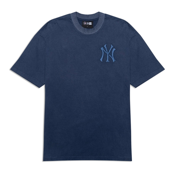 New Era MLB Washed Oversized Tee New York Yankees Snow