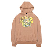 New Era NFL Champs Oversized Hoodie Green Bay Packers Camel