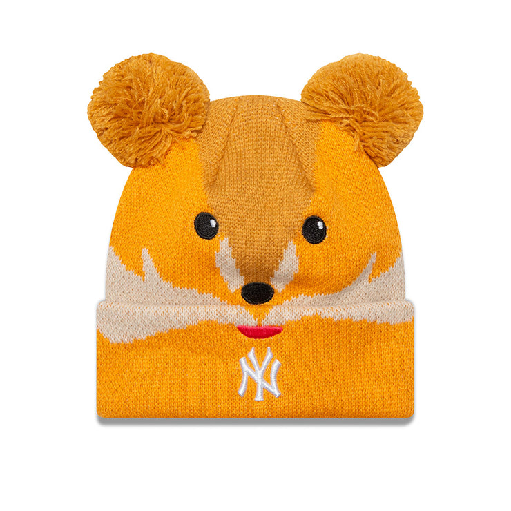 New Era Toddler Beanie MLB Animal New York Yankees Rust