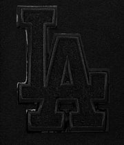 Pro Standard MLB Triple Black Wool Varsity Jacket Los Angeles Dodgers