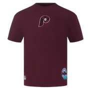 Pro Standard MLB Wingspan Drop Shoulder Tee Philadelphia Phillies Wine