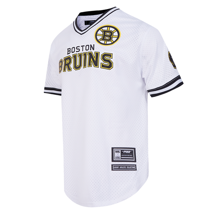 Pro Standard NHL Classic Mesh Tee Boston Bruins White/Black/White