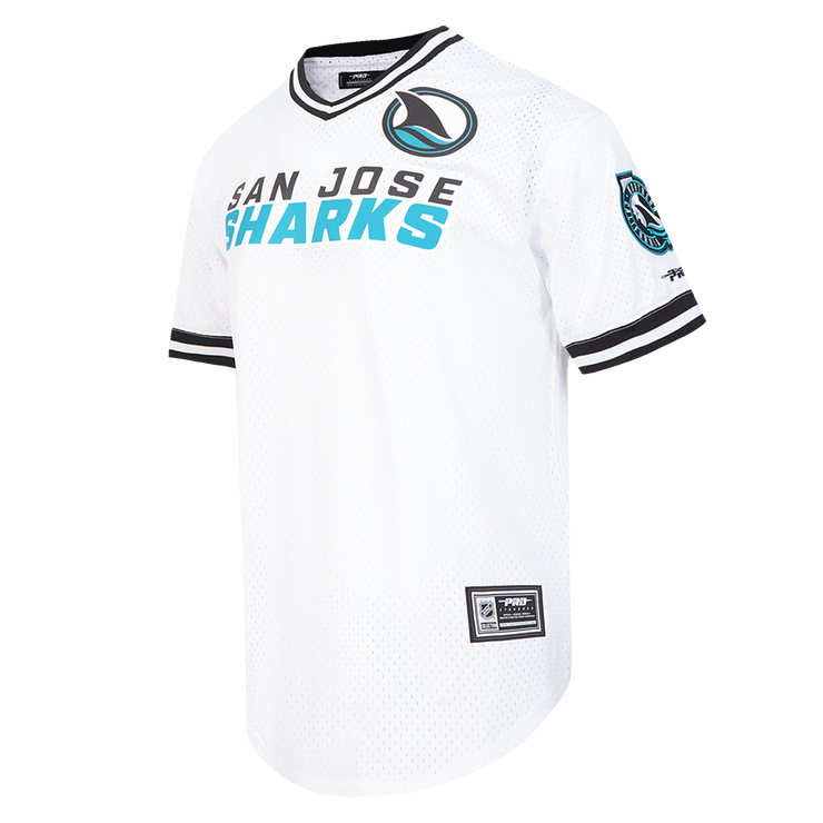 Pro Standard NHL Classic Mesh Tee San Jose Sharks White/Black/White