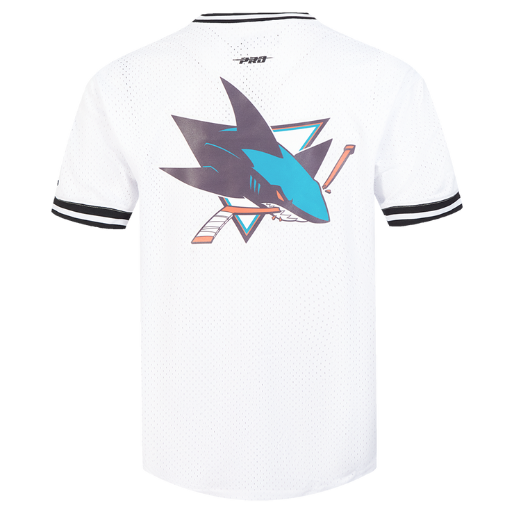 Pro Standard NHL Classic Mesh Tee San Jose Sharks White/Black/White