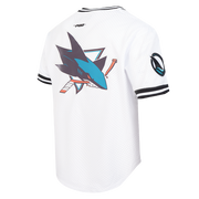 Pro Standard NHL Classic Mesh Tee San Jose Sharks White/Black/White