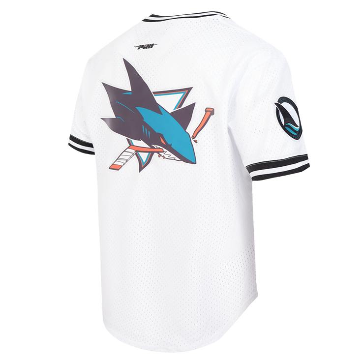 Pro Standard NHL Classic Mesh Tee San Jose Sharks White/Black/White