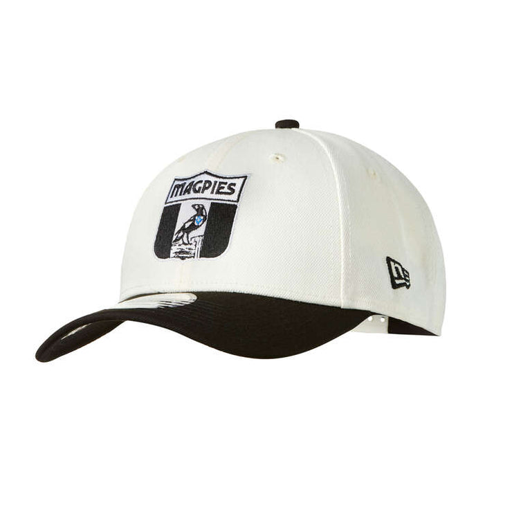 New Era 9Forty Snapback AFL Retro 2Tone Chrome Collingwood Magpies