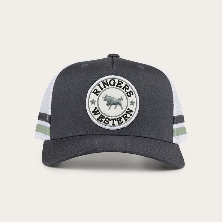 Ringers Western McCoy Trucker Cap Charcoal/Leaf