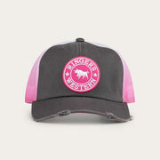 Ringers Western Quinn Trucker Cap Grey/Candy