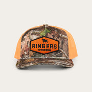 Ringers Western Scotty Trucker Cap Leaf Camo/Orange